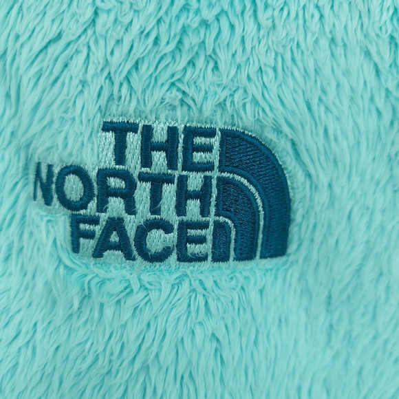 The North Face Fuzzy Fleece Jacket Size Medium  Blue - Picture 2 of 8